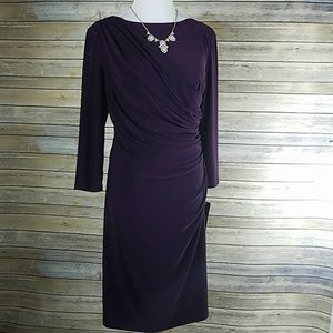 *Chaps purple dress*